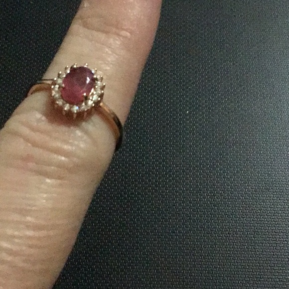 New Ruby Ring & Earing set - Picture 5 of 6